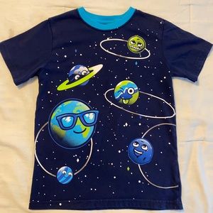 365 kids funny planets t-shirt. Size 7(boy)